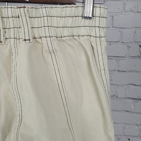 BDG Urban Outfitters Ivory Relaxed Skate Jean High Rise Cargo 25 (25x30) - Picture 14 of 16